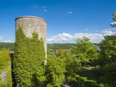 Bergfried Burgruine Hohennagold